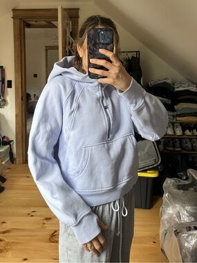 Periwinkle Half-Zip Lululemon Scuba Hoodie
